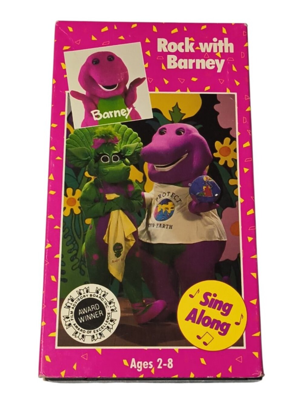 VTG VHS Barney & Friends Rock With Barney 1991 Video Tape Sing Along Lyons Group